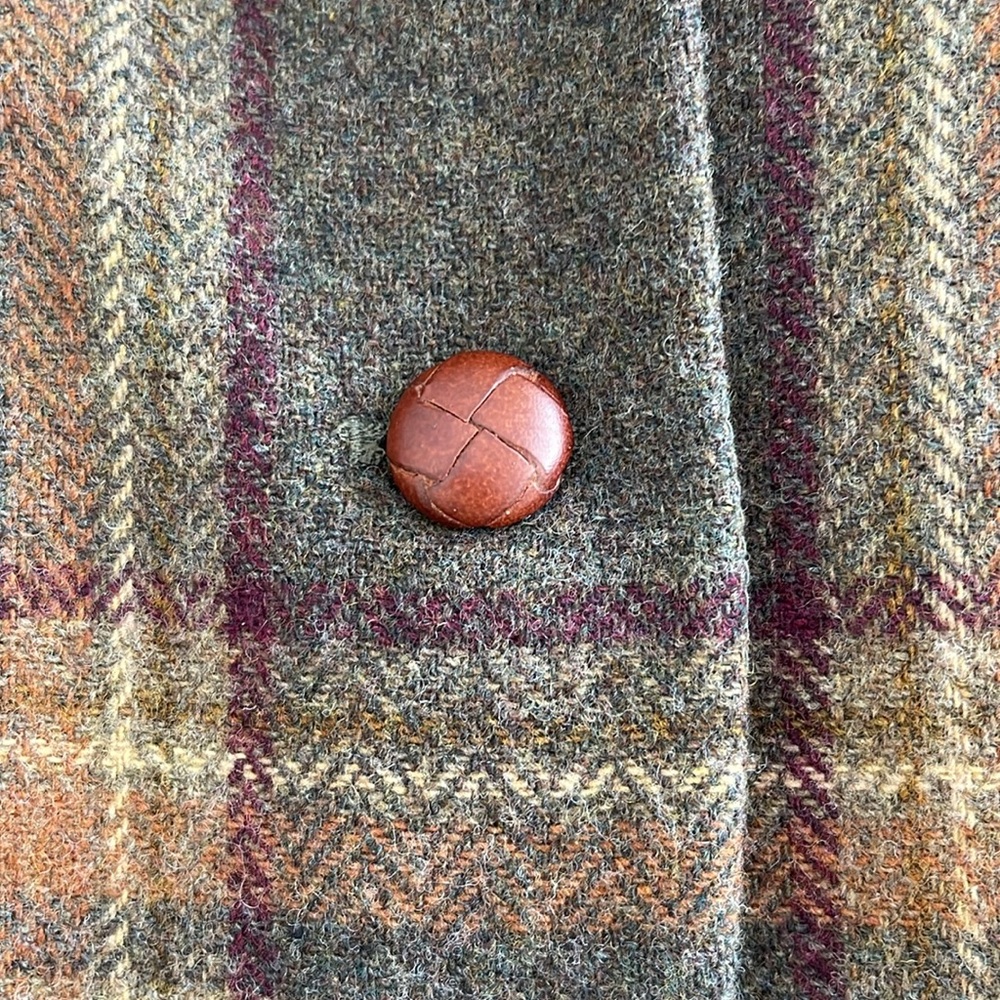 Lauren Ralph Lauren Heritage Plaid Wool Blazer Tailored Equestrian Jacket - Picture 6 of 14